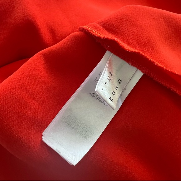 Victoria Beckham Back Tie Midi Shift Dress, Size UK12, US8 EXCELLENT! - Picture 12 of 16